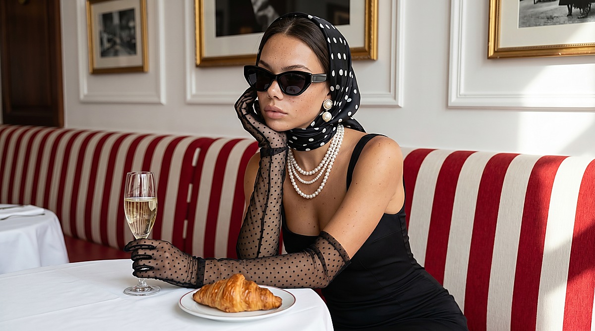 Paris Bistro & Çizgili Koltuk Çekimi