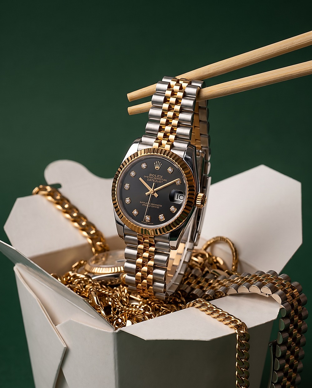 Rolex Saat & Lüks Altın Zincirler
